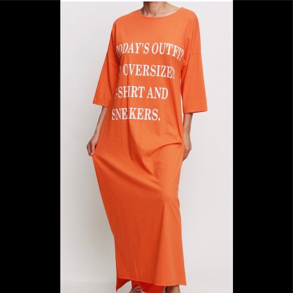 Sneaker Tee Shirt Dress
